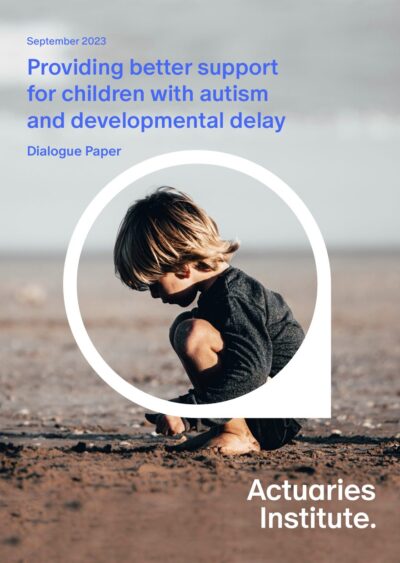 Maathu Ranjan and Anthony Lowe authored The Dialogue Paper, Providing better support  for children with autism  and developmental delay published by the Actuaries Institute. The paper argues that community-based programs would improve long-term outcomes for children, better align to the original NDIS design, and help make the Scheme financially sustainable.